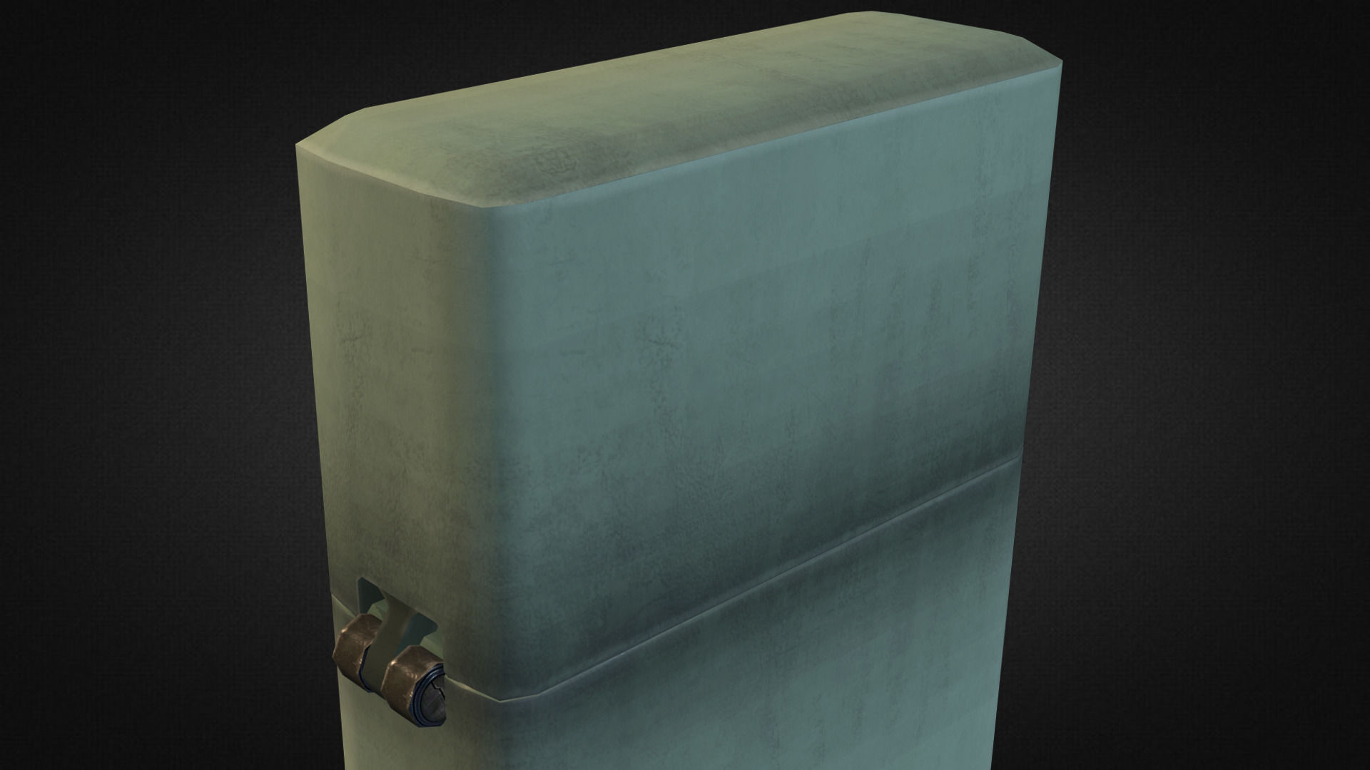 Zippo Lighter Low-poly 3D model_3
