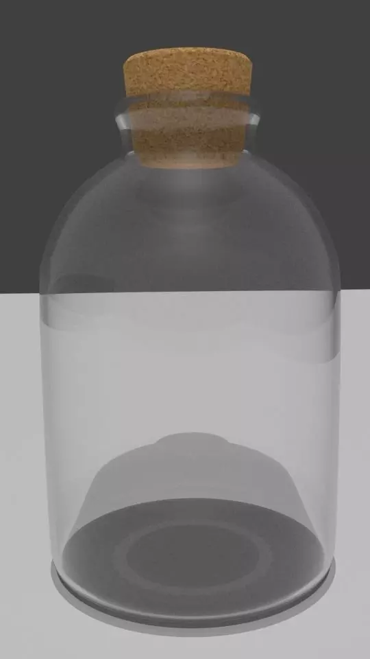 Free PBR Bottle Free 3D model