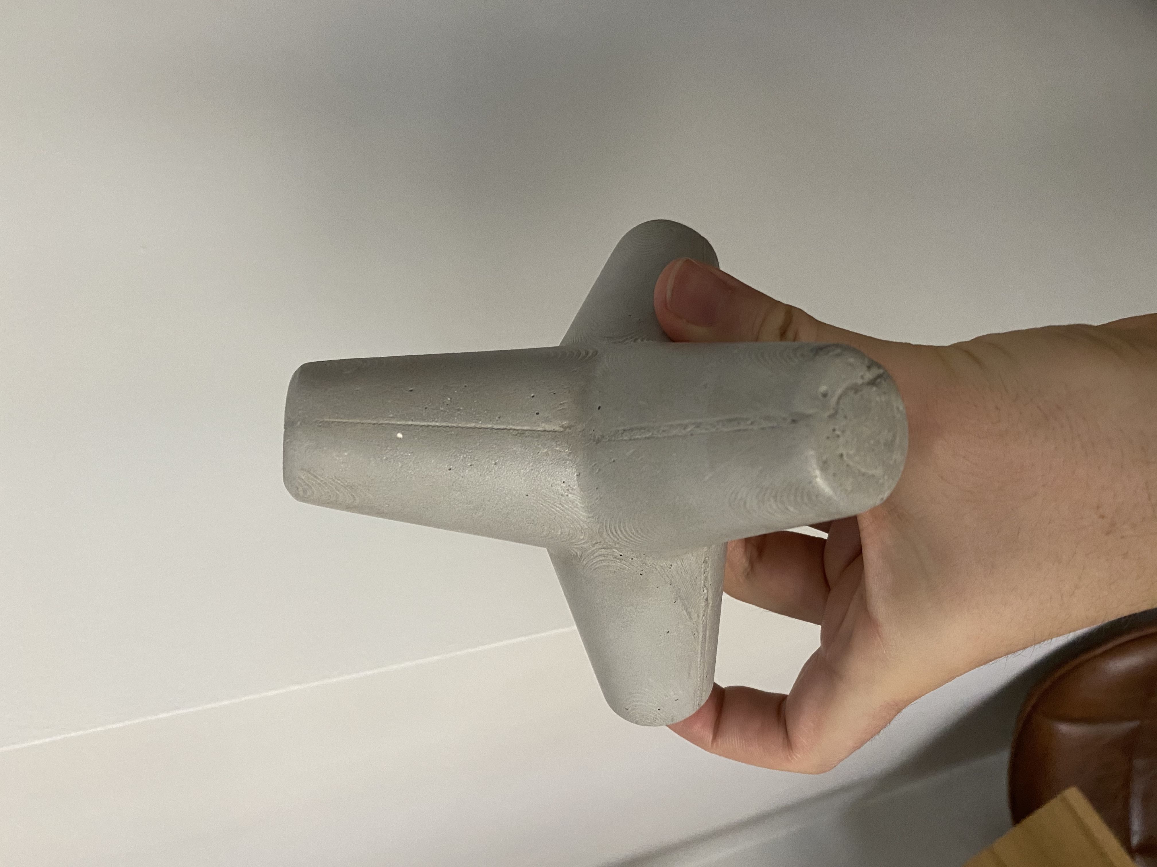 Tetrapod mold Nurb model 3D print model_6