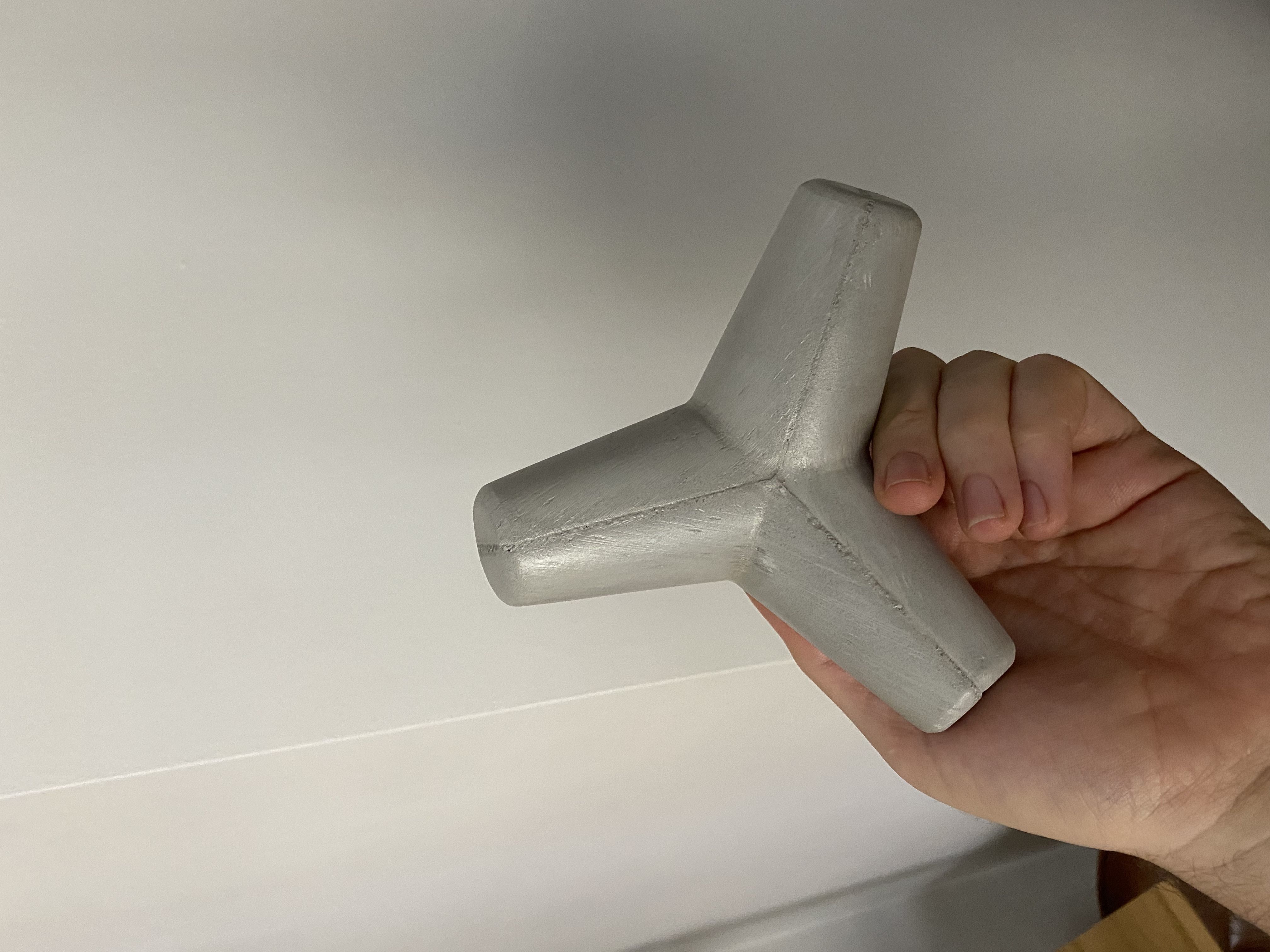 Tetrapod mold Nurb model 3D print model_7