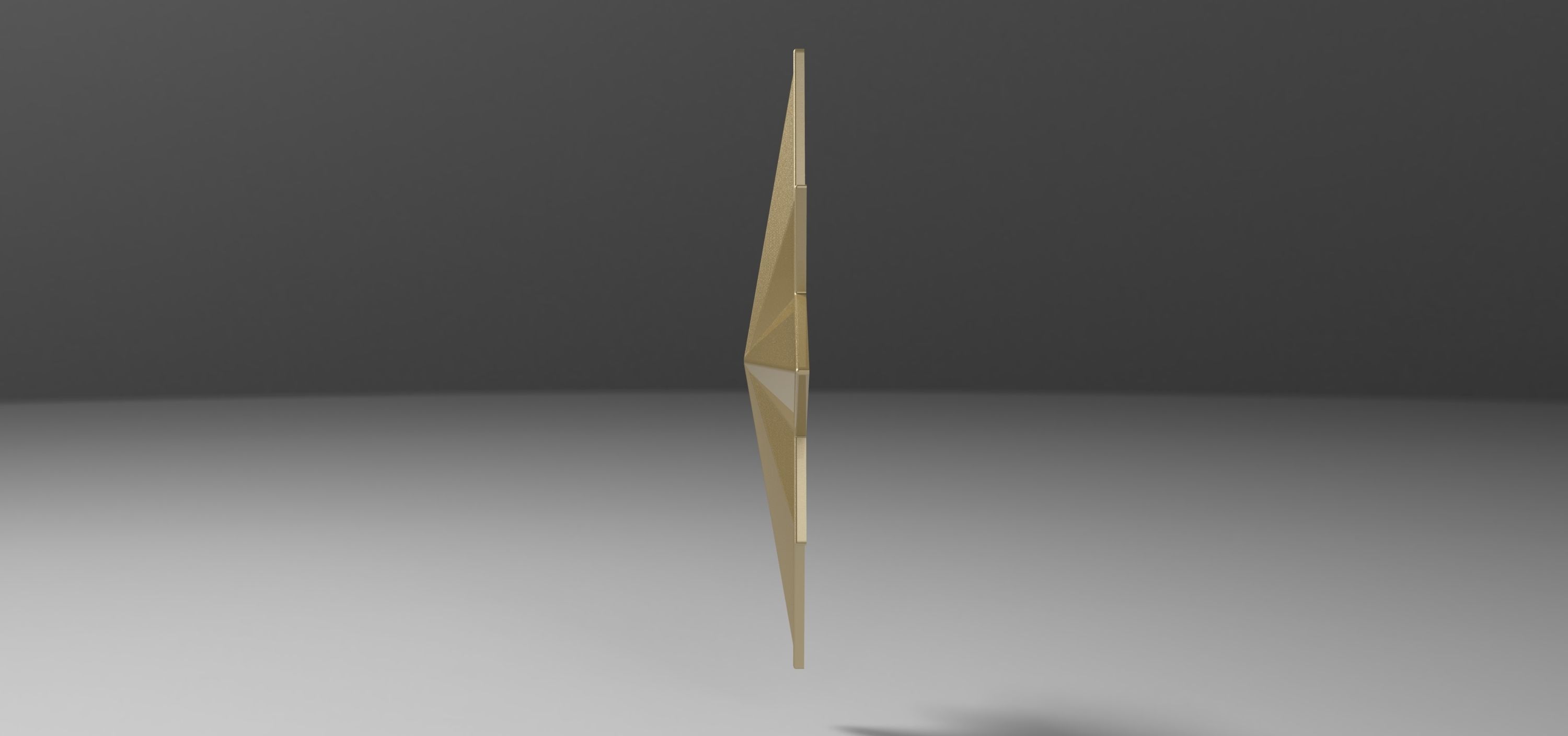 3D printable Captain Marvel emblem 3D model_2