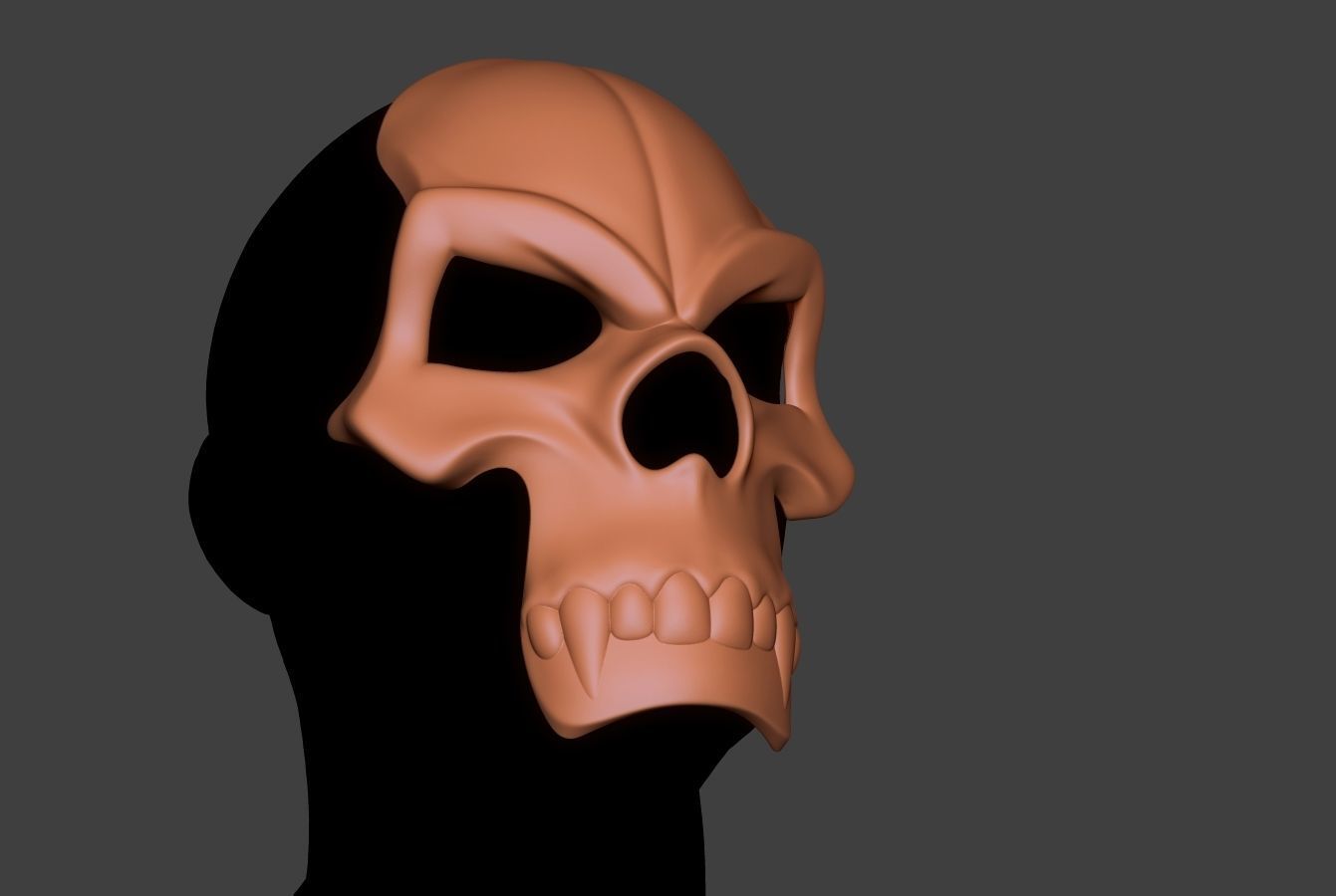 Skull Mask 3 3D print model_8