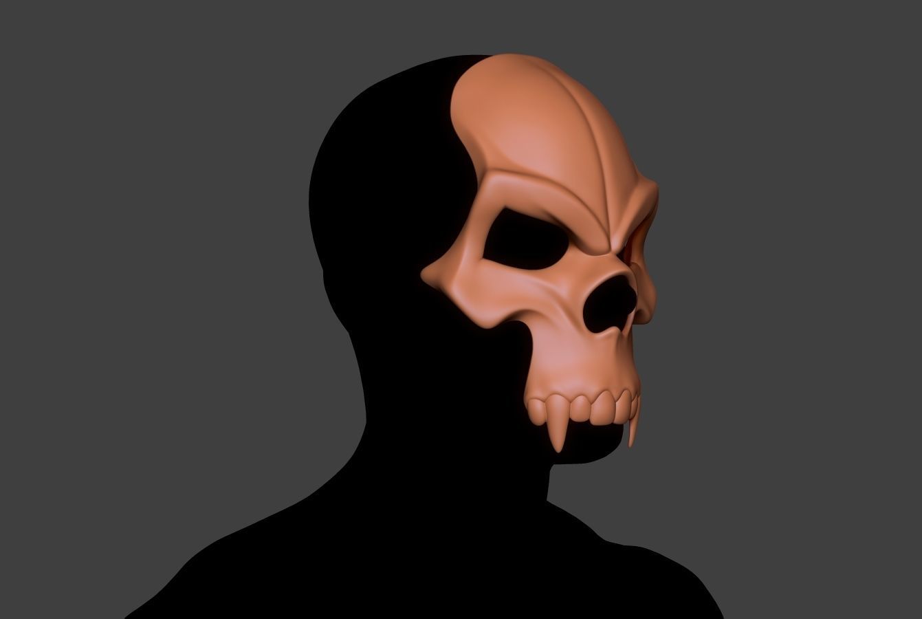 Skull Mask 3 3D print model_2