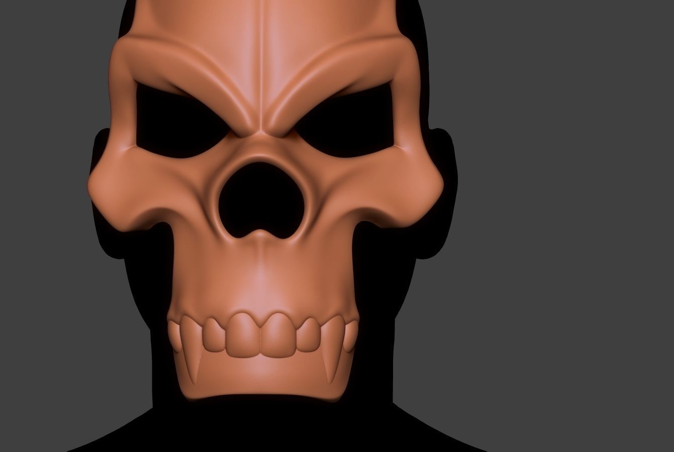 Skull Mask 3 3D print model_4