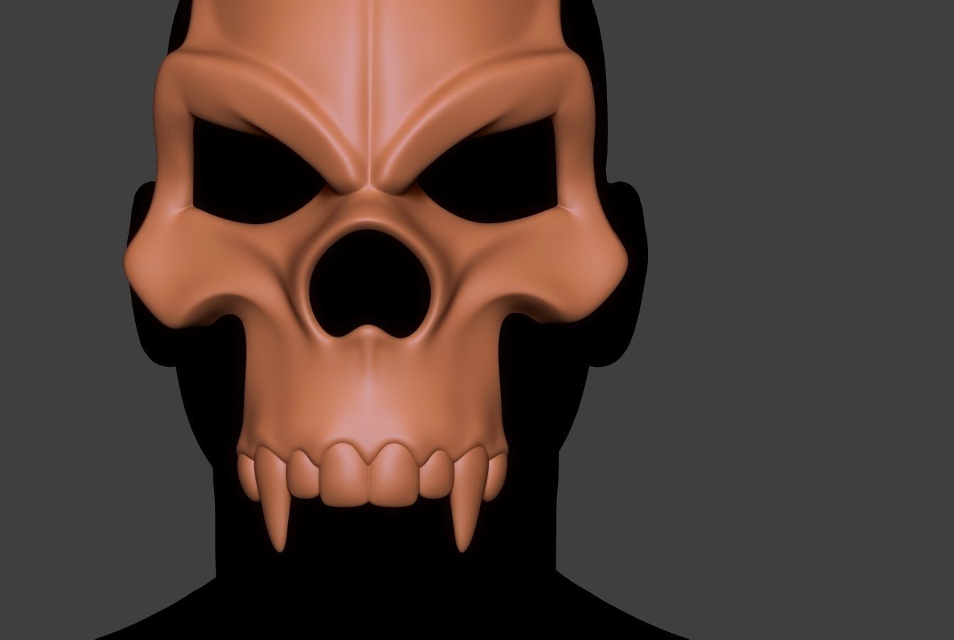 Skull Mask Collection  3D print model_17