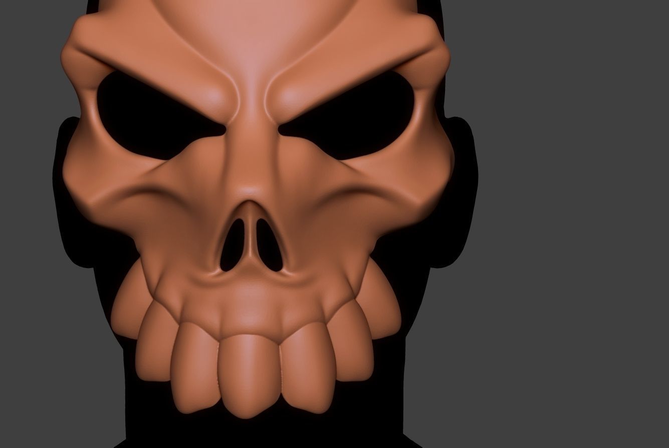 Skull Mask Collection  3D print model_3