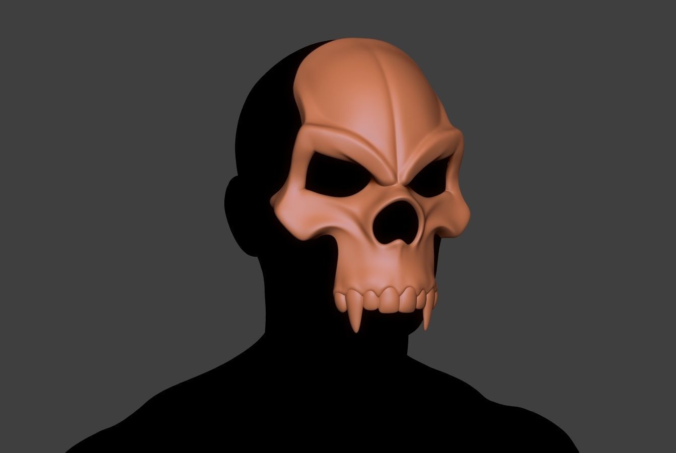 Skull Mask Collection  3D print model_16