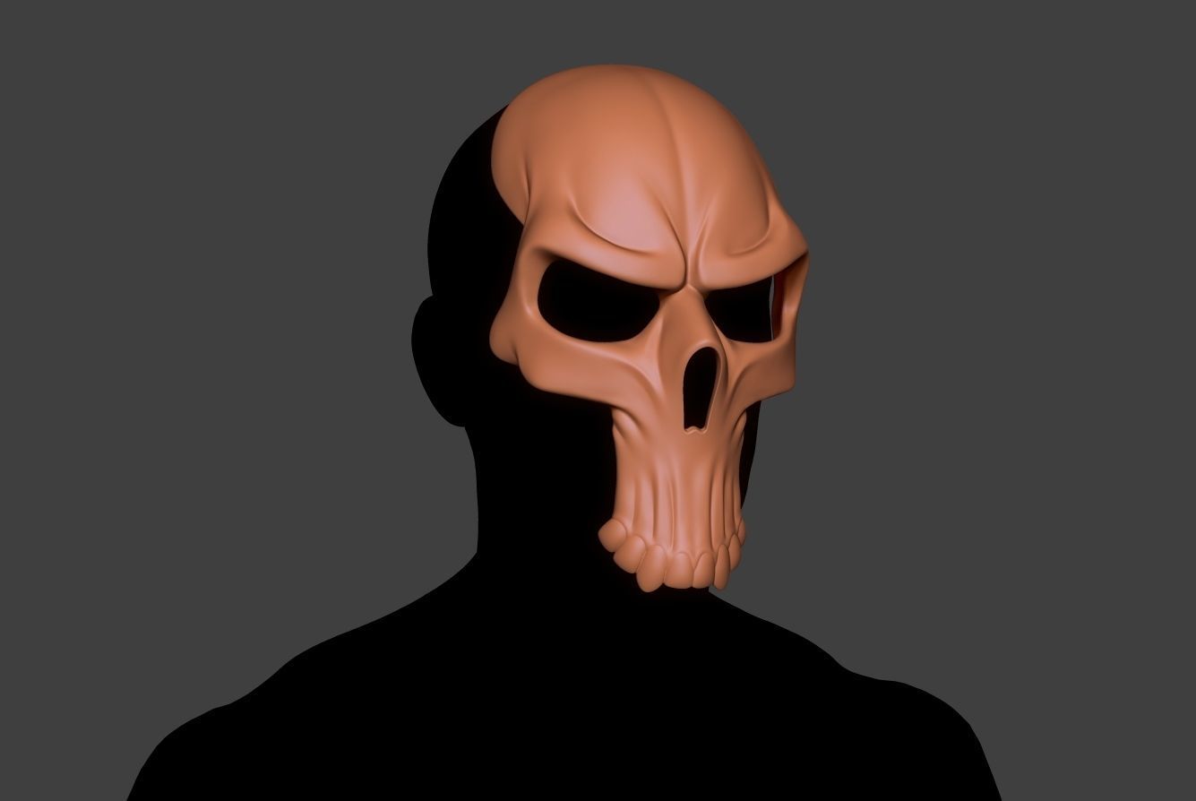 Skull Mask Collection  3D print model_9