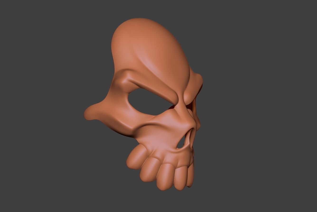 Skull Mask Collection  3D print model_5