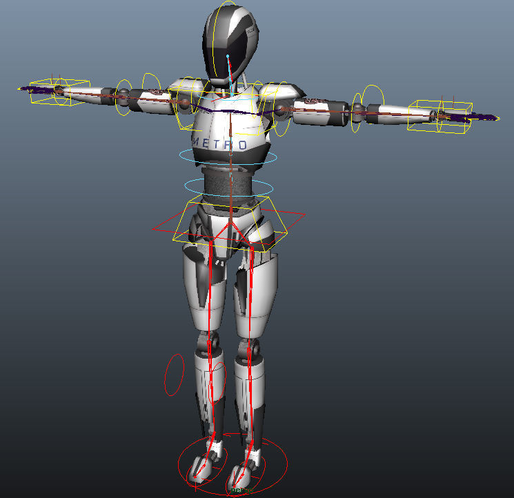 Robots Rigged Low Poly 3D Model Collection_15