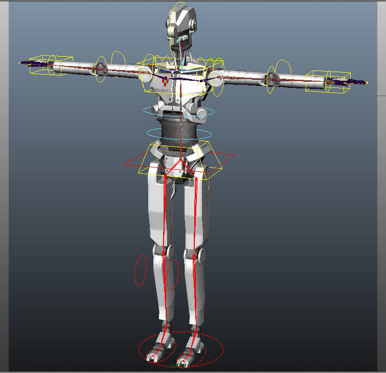 Robots Rigged Low Poly 3D Model Collection_18