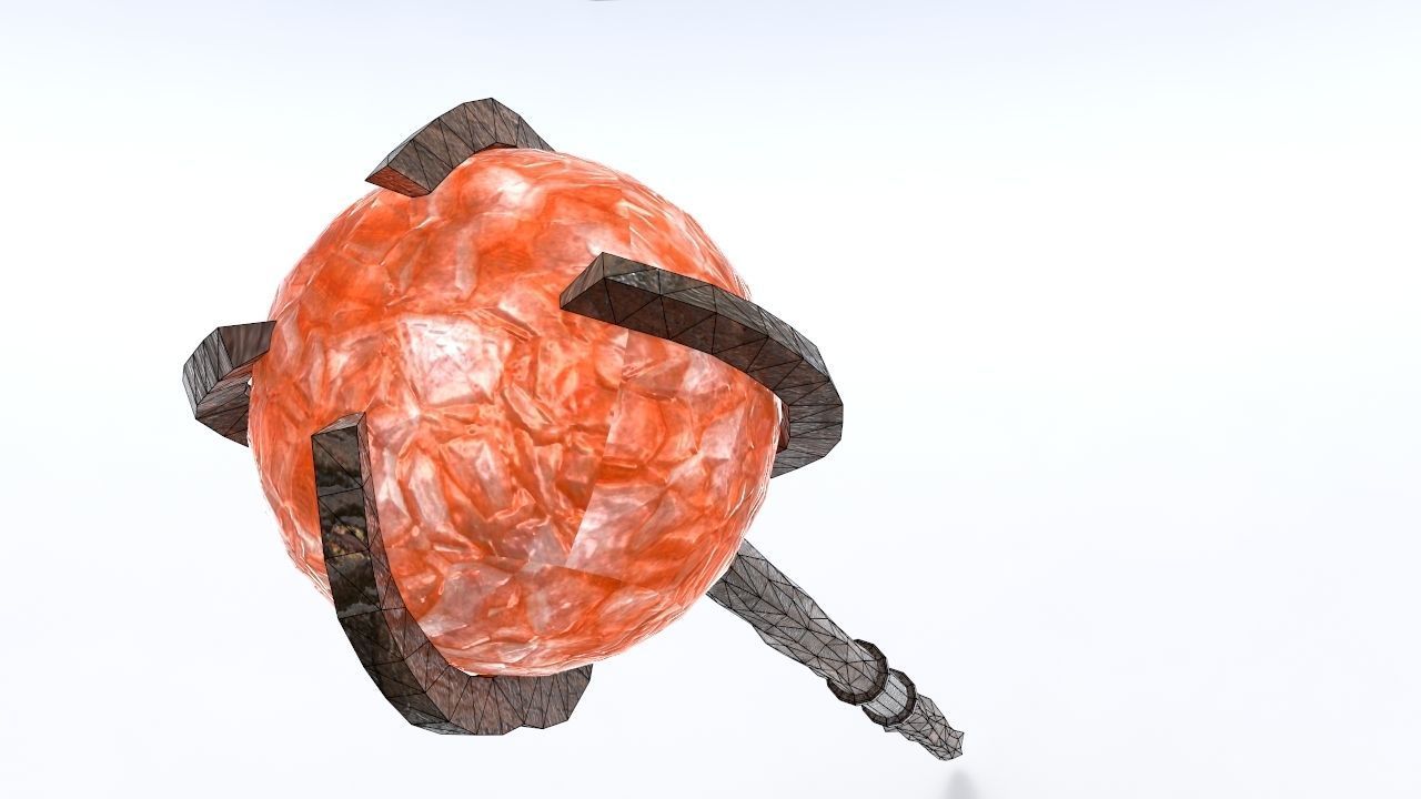 Low poly Fantasy weapons pack 3D Model Collection_54