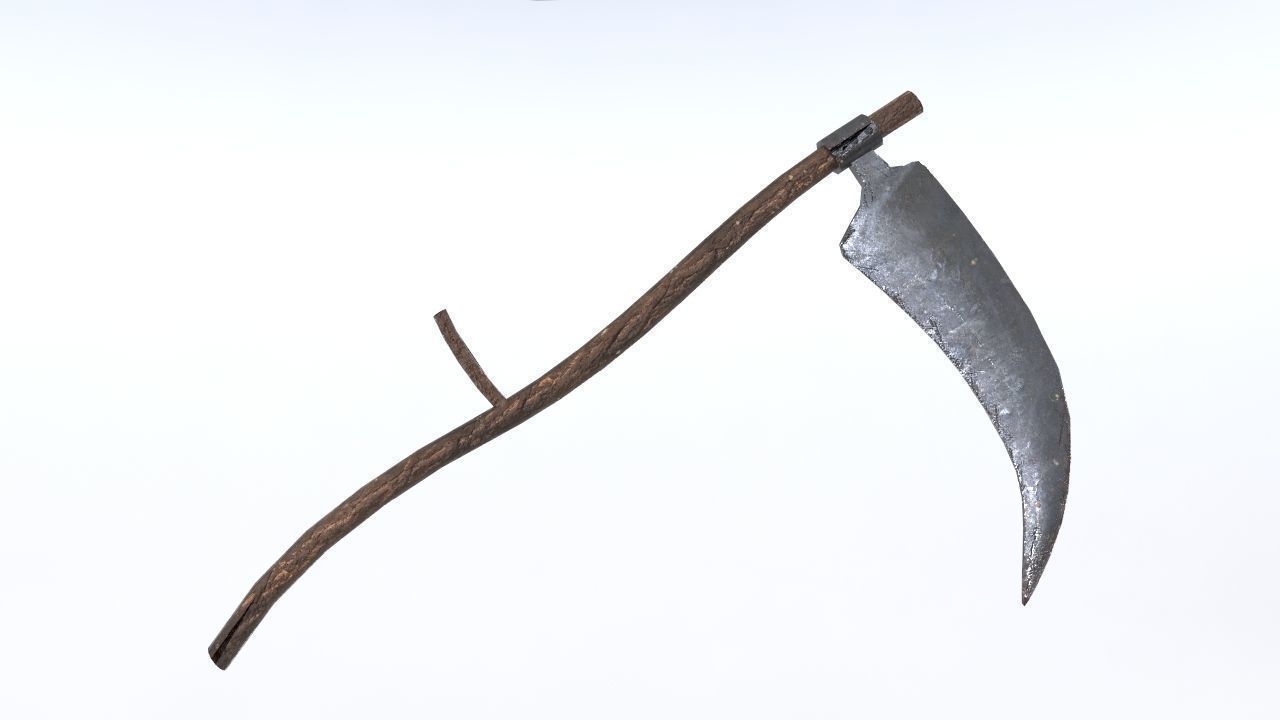 Low poly Fantasy weapons pack 3D Model Collection_7