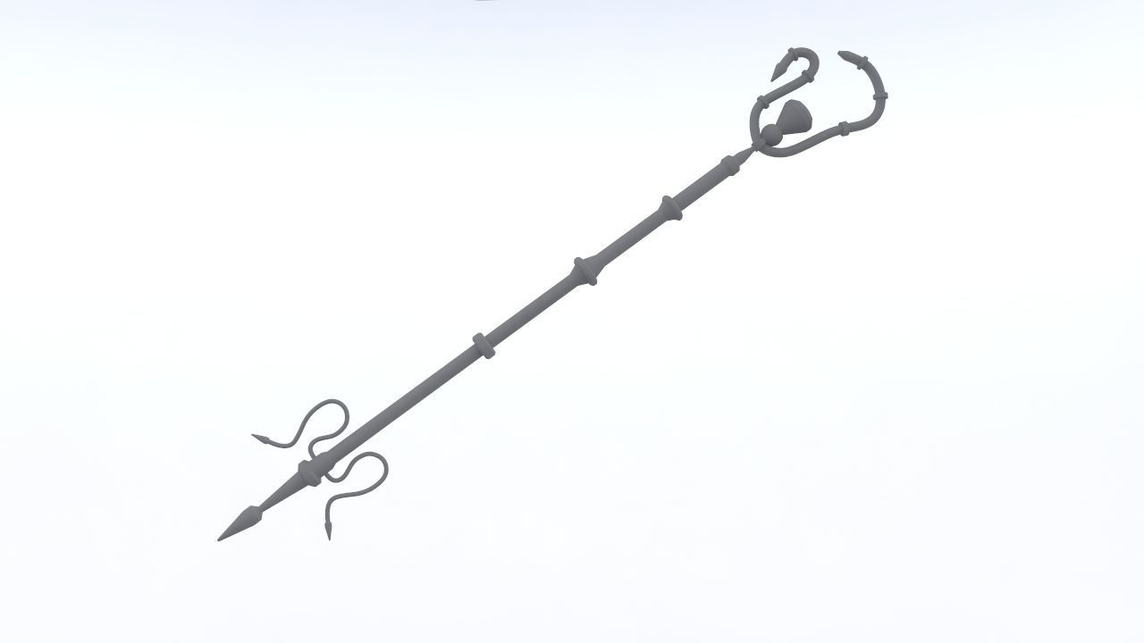 Low poly Fantasy weapons pack 3D Model Collection_30