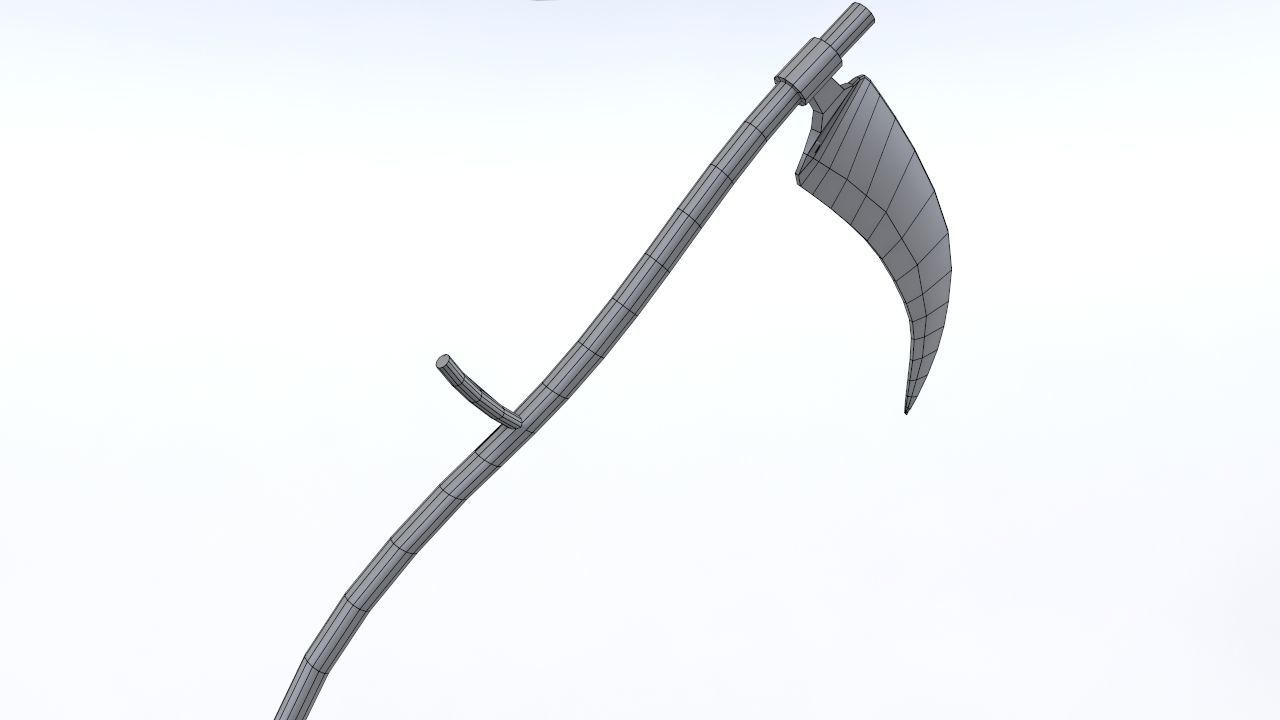Low poly Fantasy weapons pack 3D Model Collection_67