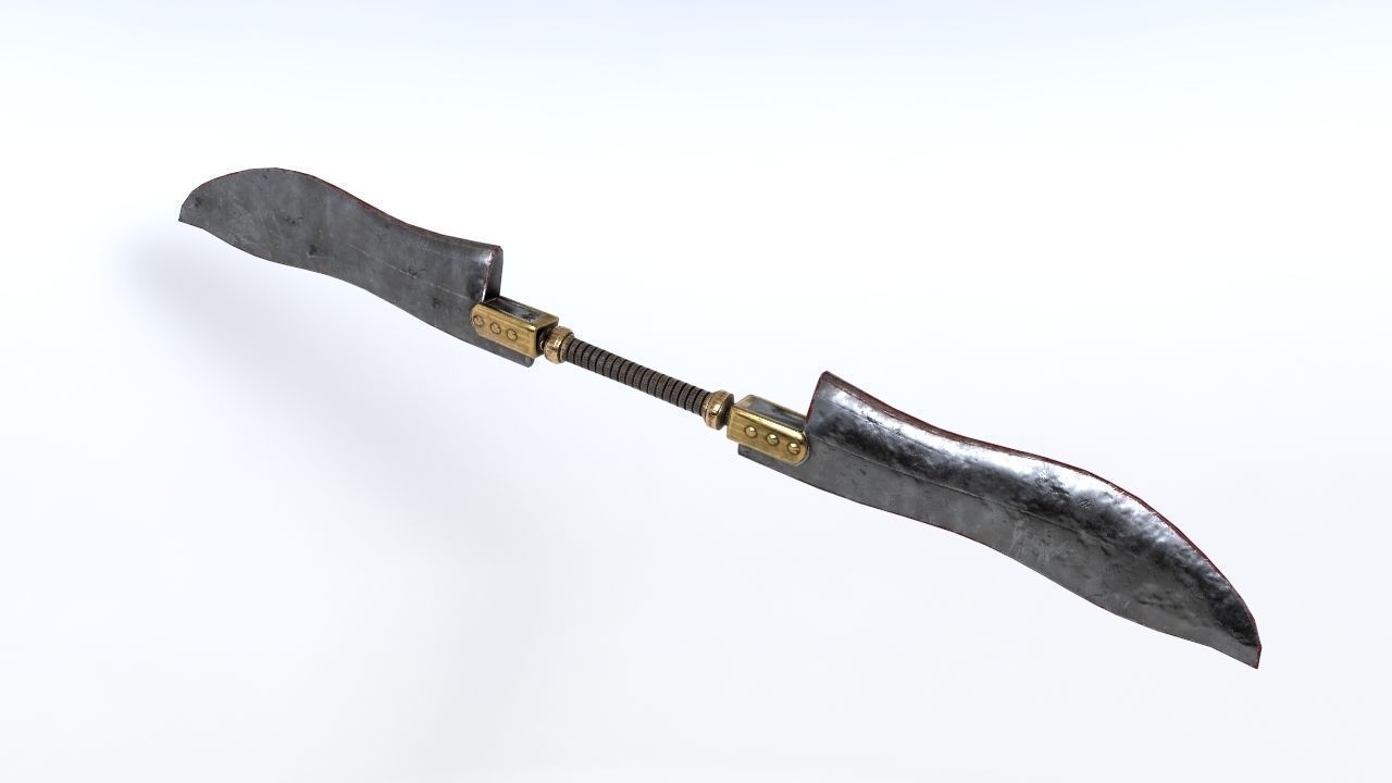 Low poly Fantasy weapons pack 3D Model Collection_2