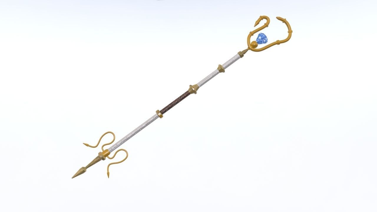Low poly Fantasy weapons pack 3D Model Collection_38