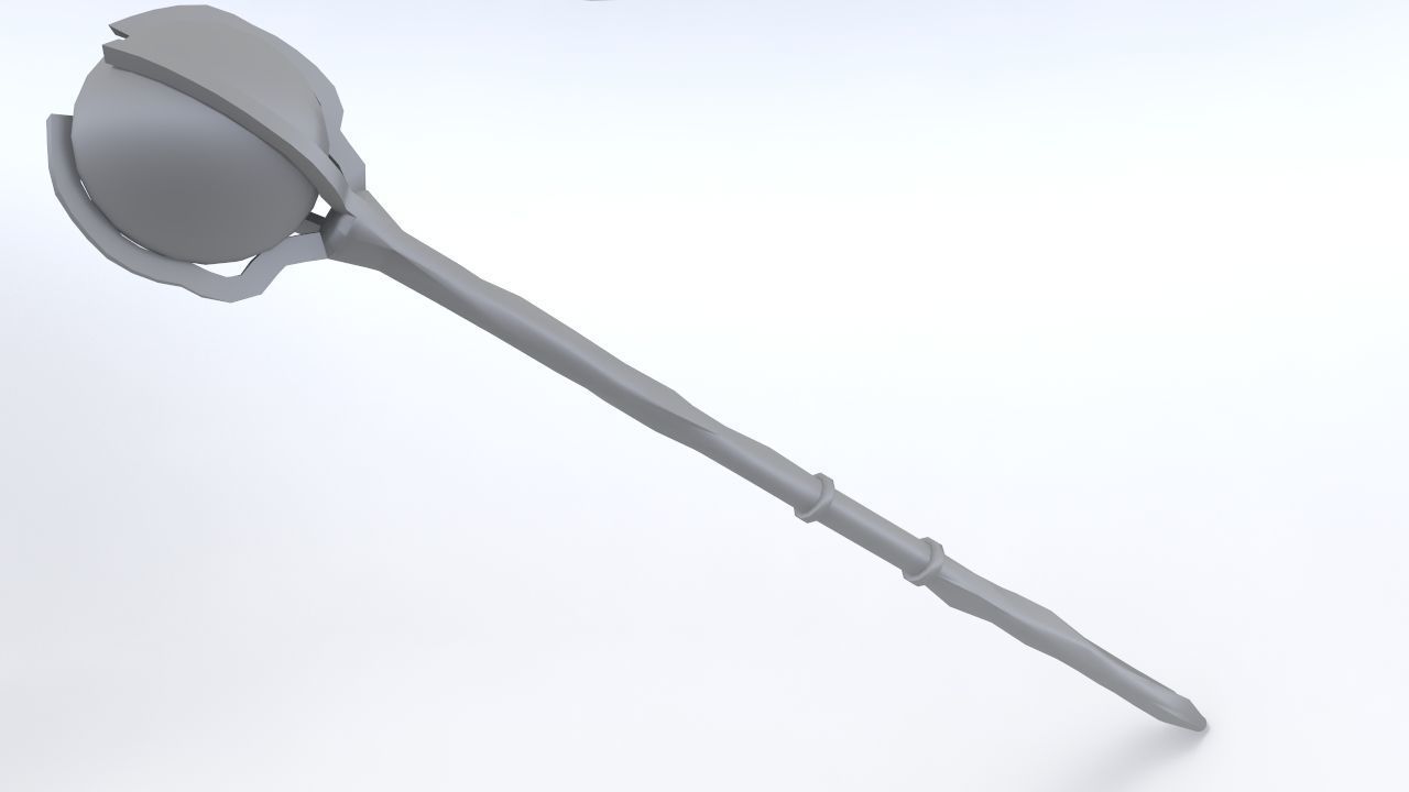 Low poly Fantasy weapons pack 3D Model Collection_45