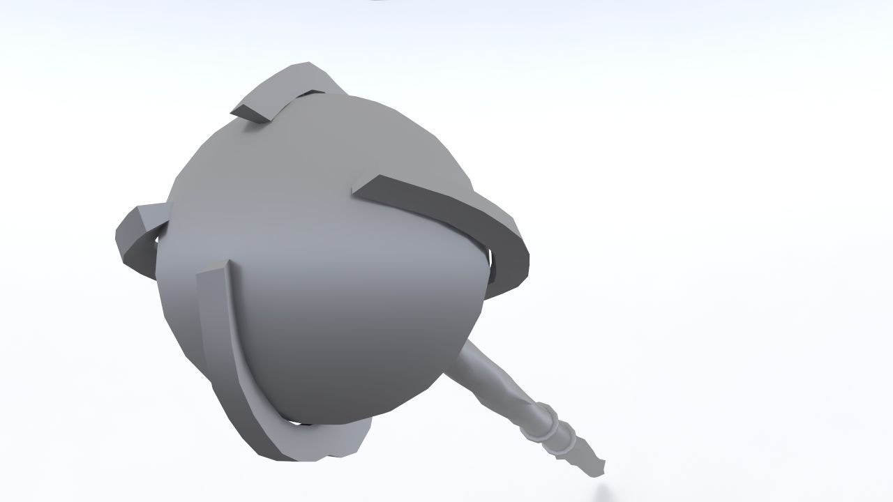 Low poly Fantasy weapons pack 3D Model Collection_46
