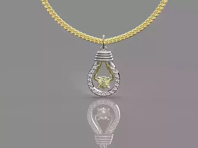 lamp necklace