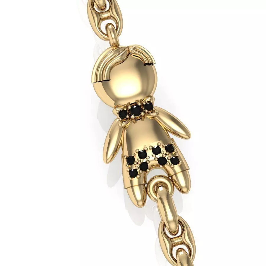 fashion bracelet boy 3D print model