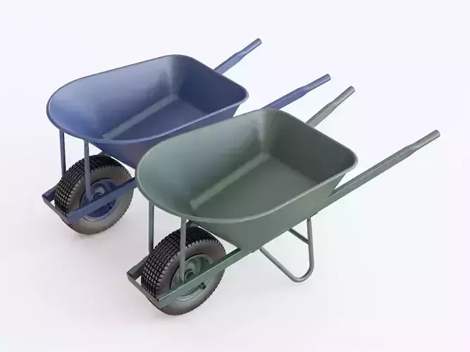Industrial wheel barrow