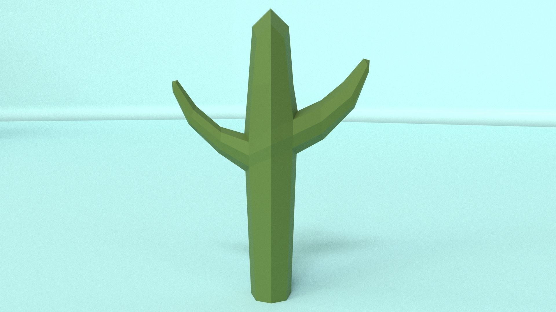 Low Poly Oasis Low-poly 3D model_53