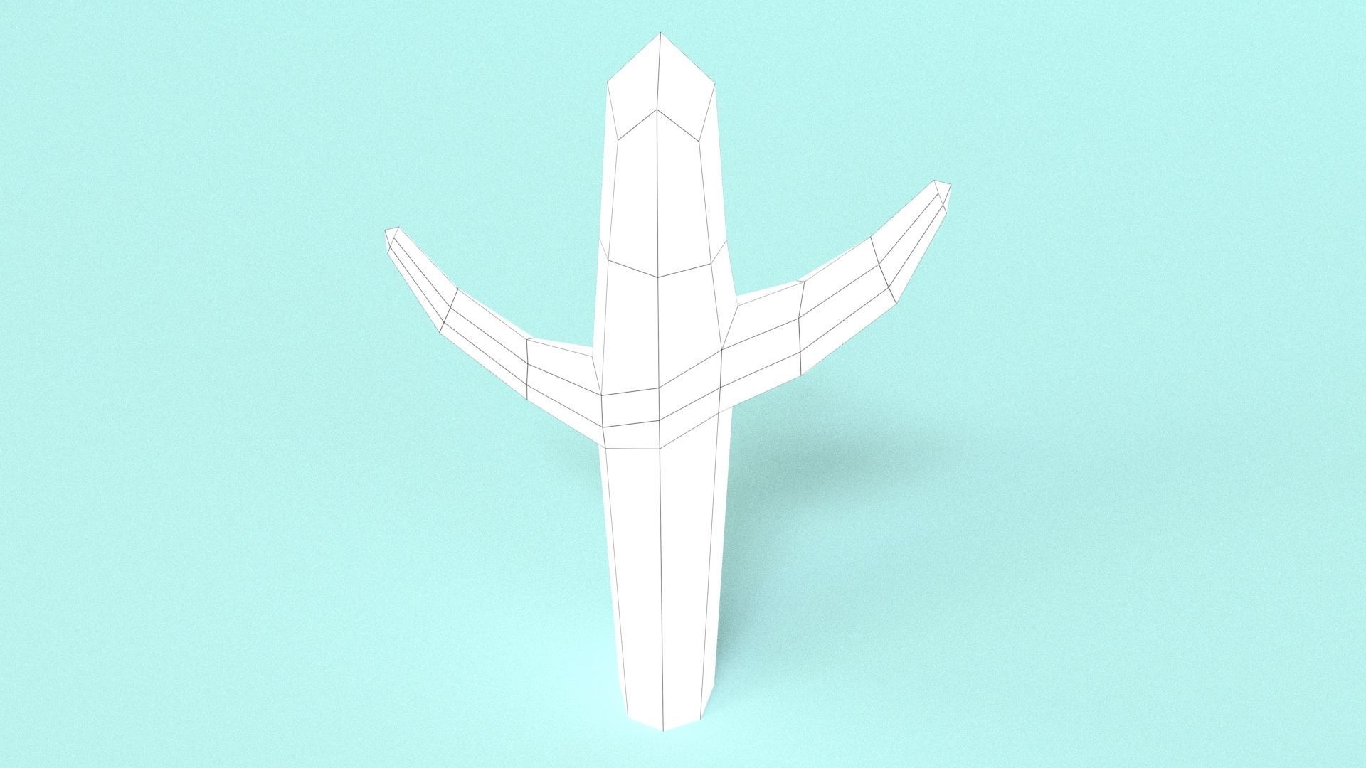 Low Poly Oasis Low-poly 3D model_55