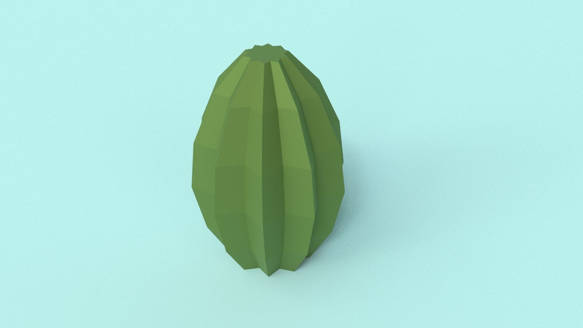 Low Poly Oasis Low-poly 3D model_51