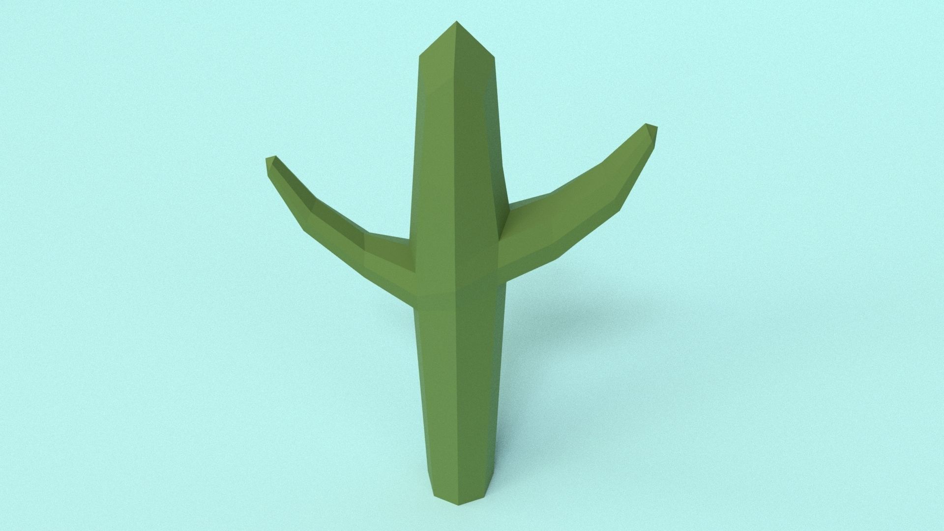 Low Poly Oasis Low-poly 3D model_54