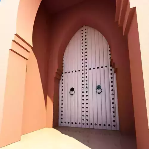 Traditional Moroccan Door Marrakech