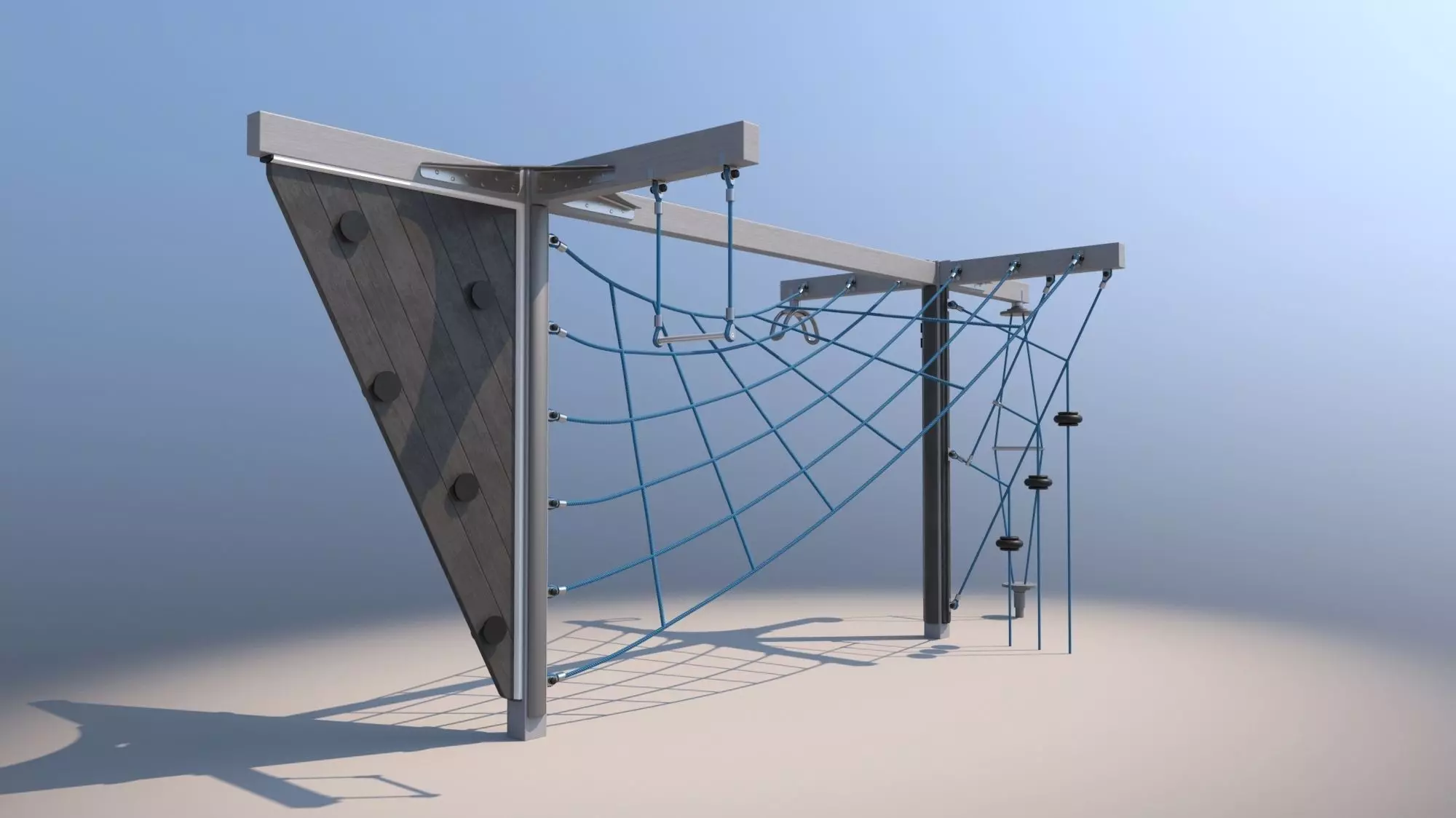 Modern playground Free 3D model