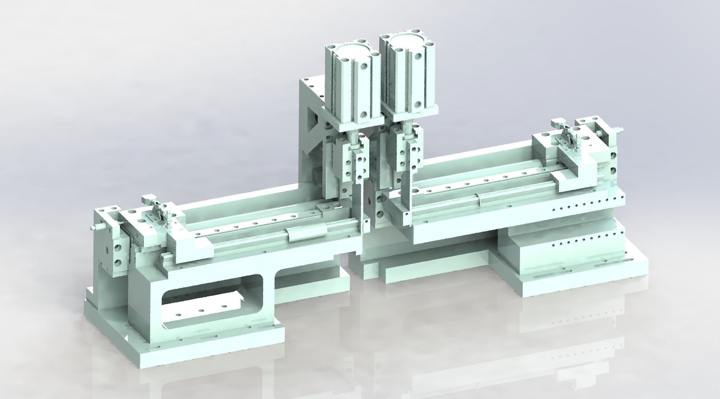 E type spring pack assembly machine 3D model_9
