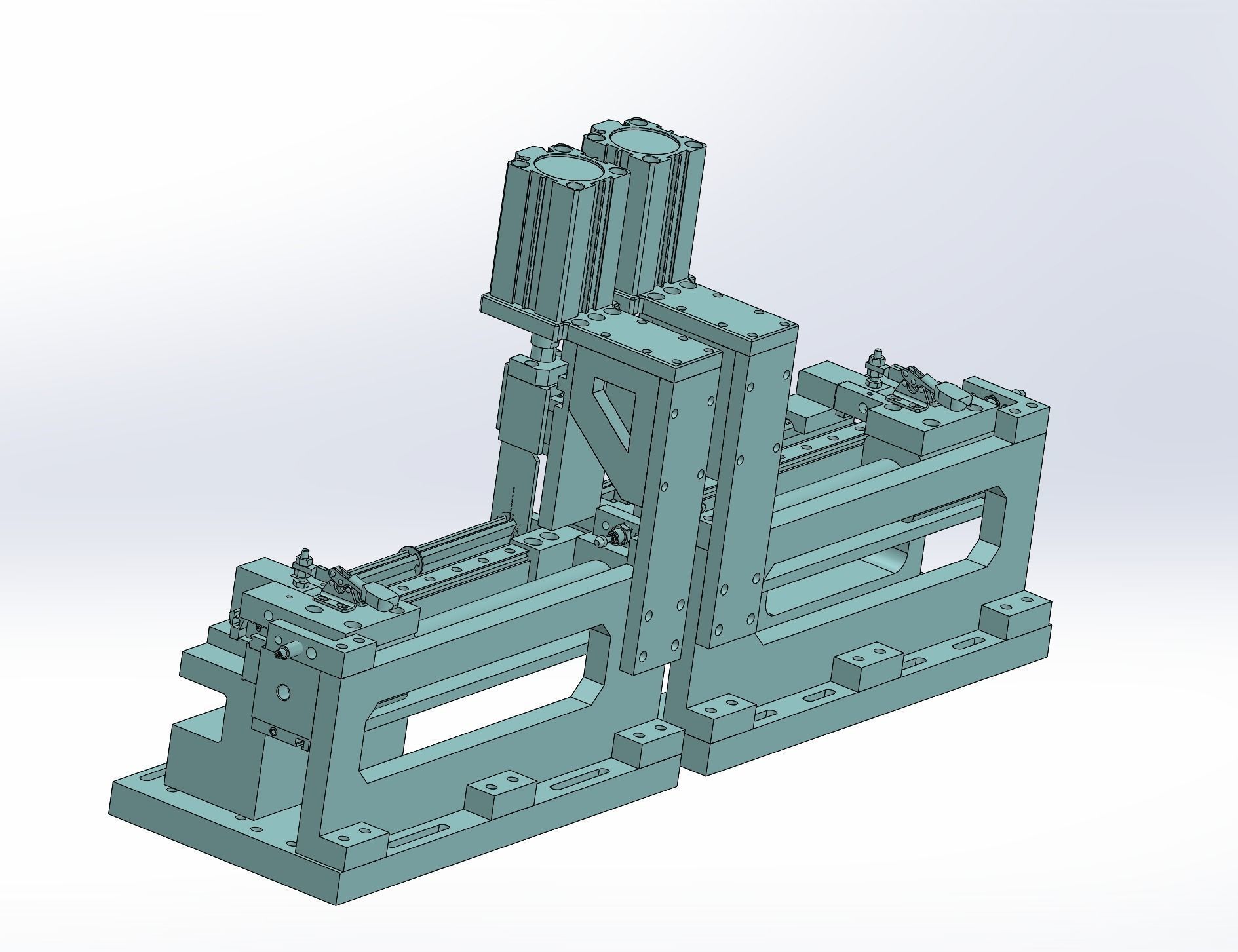 E type spring pack assembly machine 3D model_6