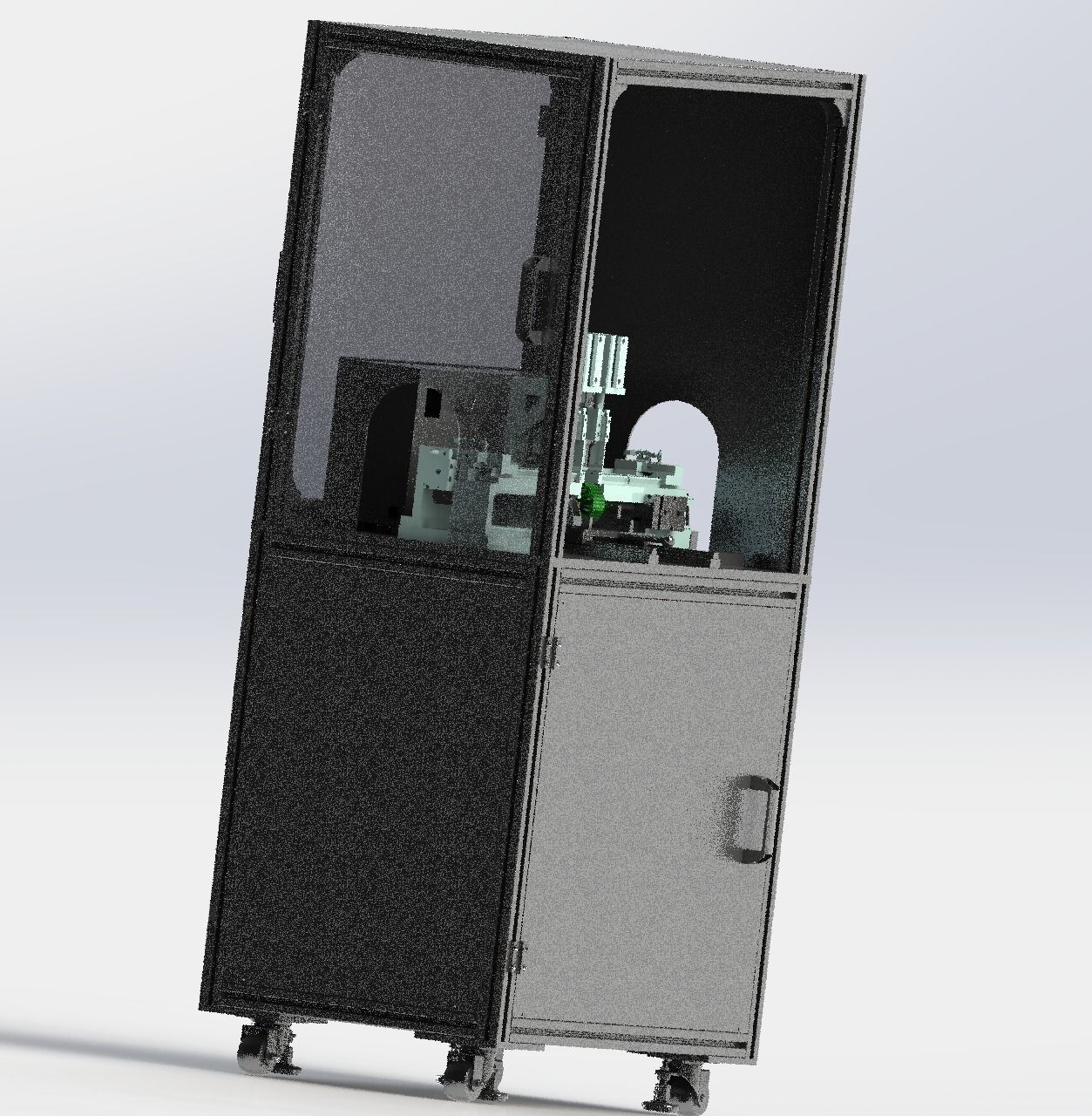 E type spring pack assembly machine 3D model_2