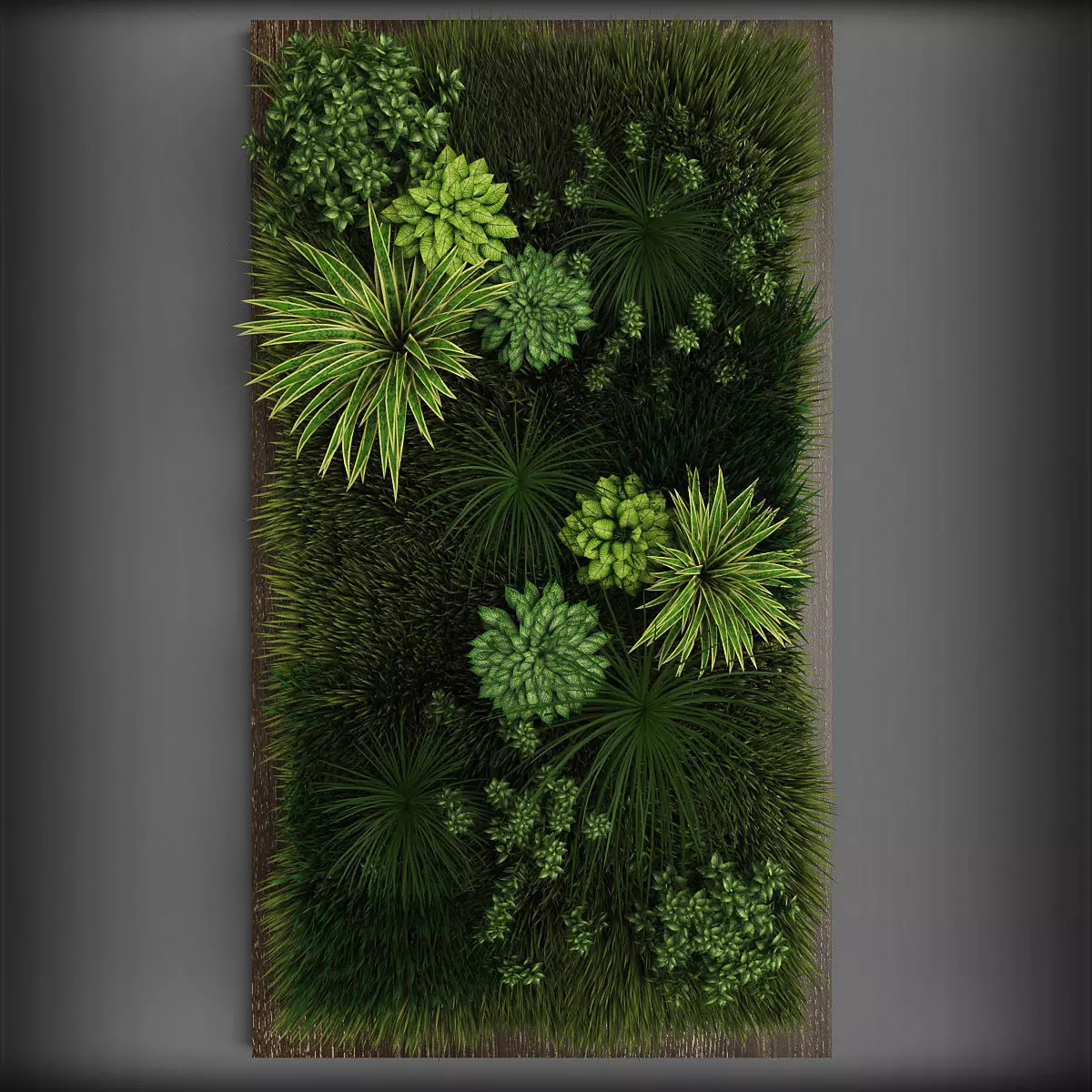 Vertical gardening 02 Low-poly 3D model_0