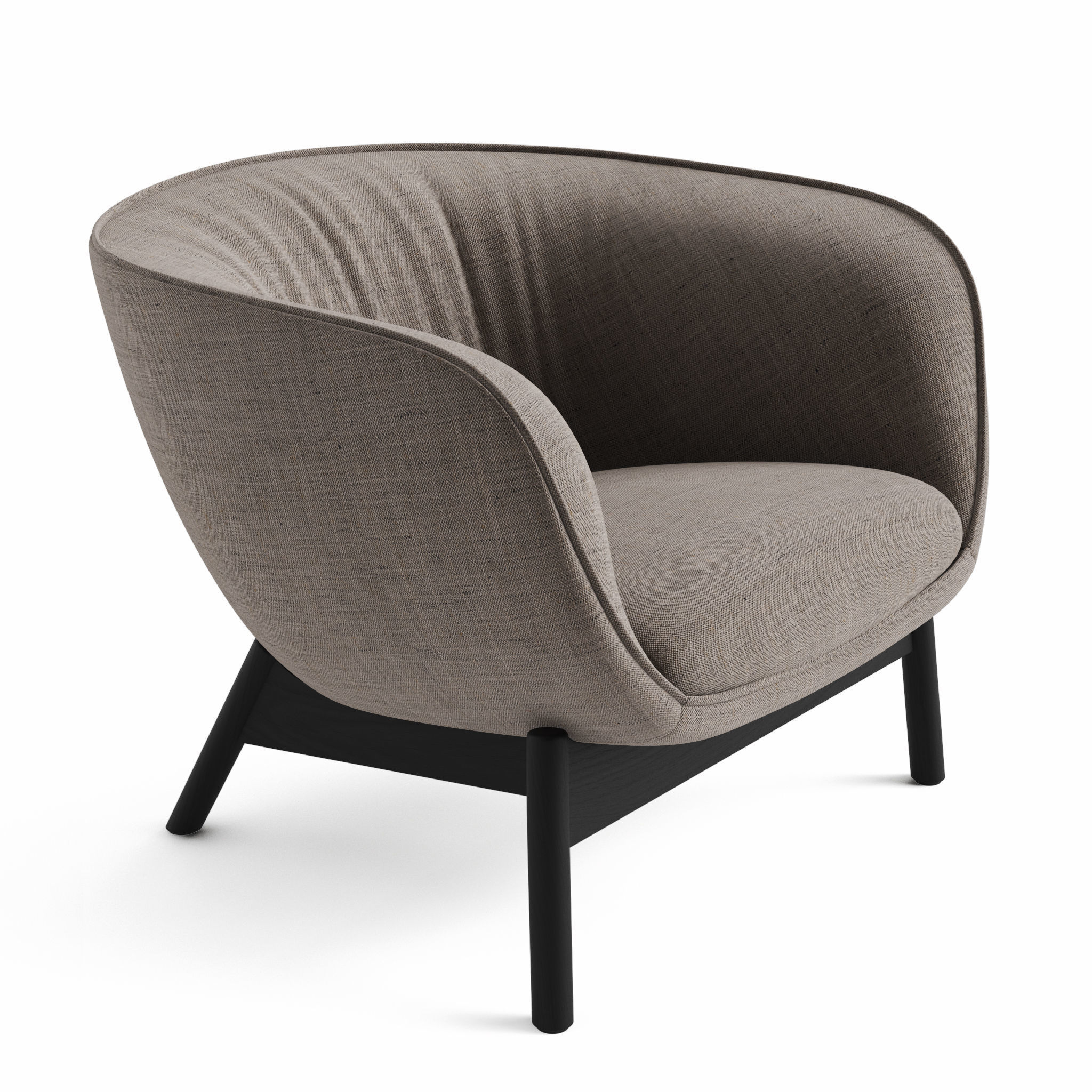 Vista Lounge Chair Low-poly 3D model_2