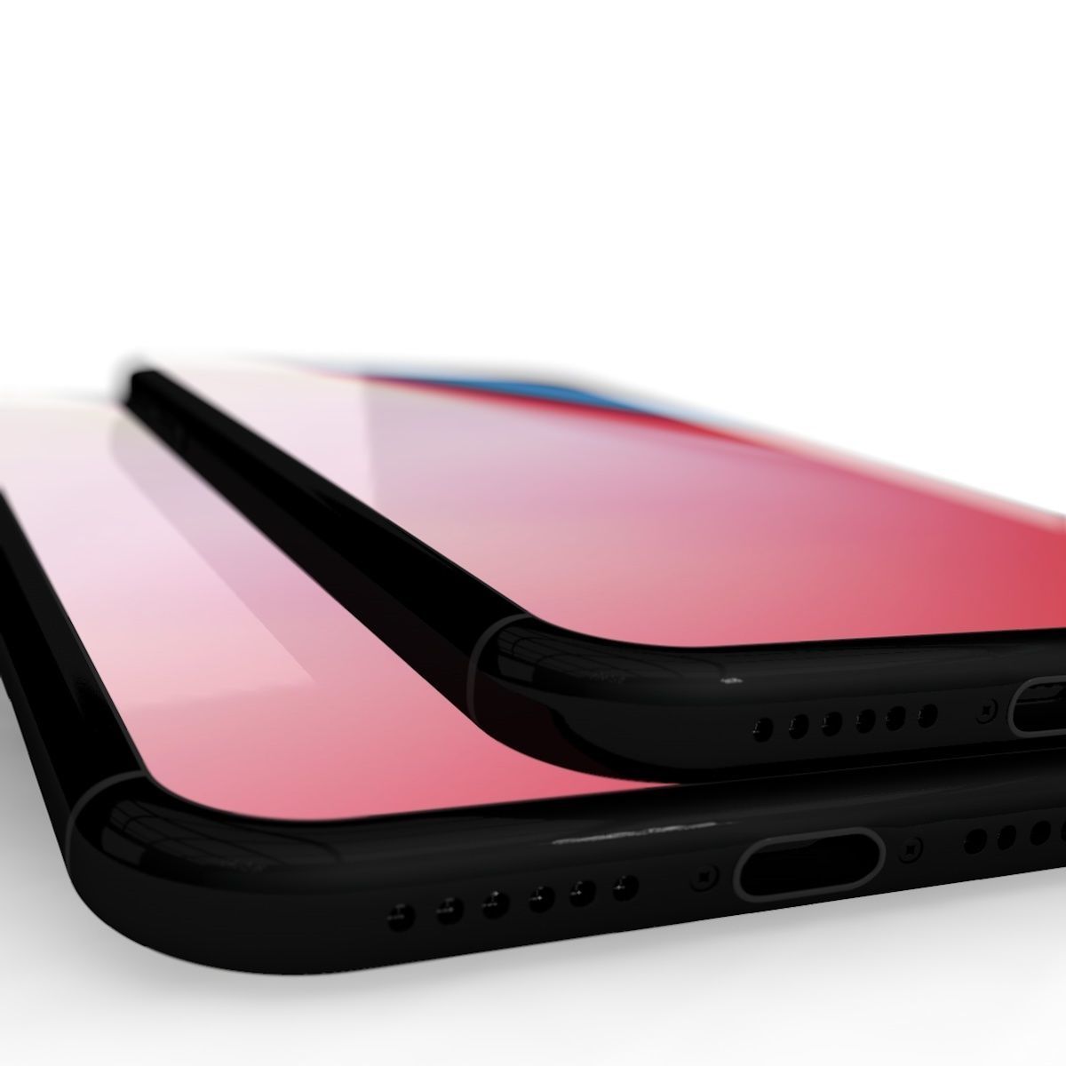 Iphone 11 and 11 plus Model Low-poly 3D model_16
