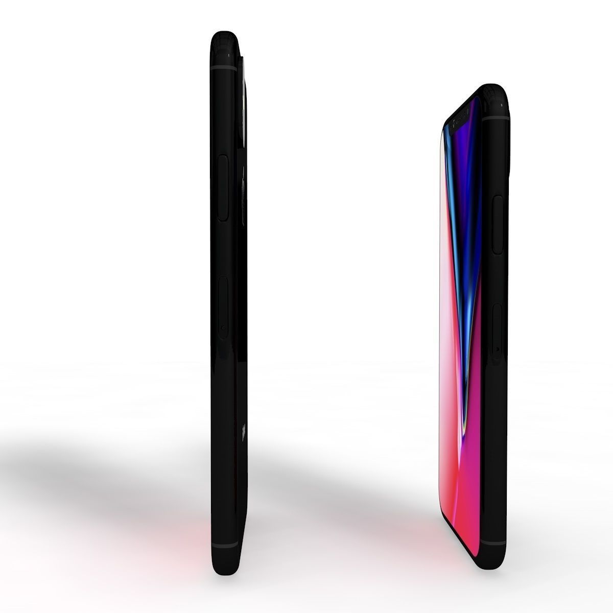 Iphone 11 and 11 plus Model Low-poly 3D model_15
