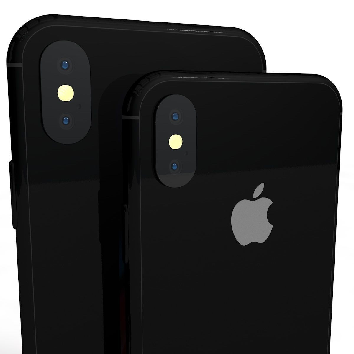 Iphone 11 and 11 plus Model Low-poly 3D model_5