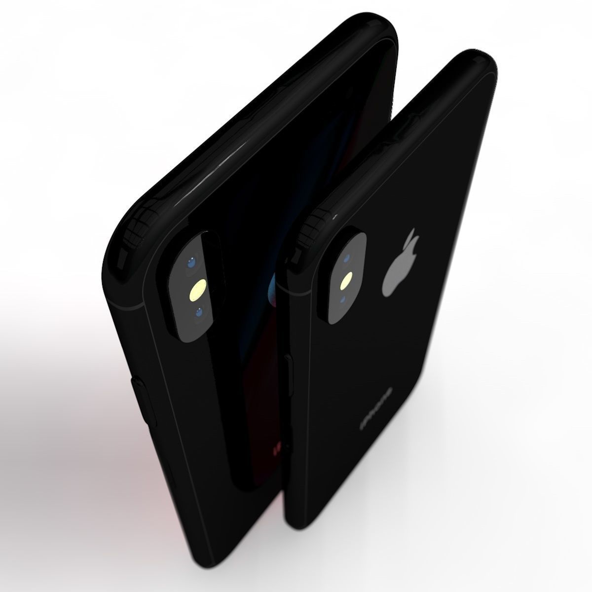 Iphone 11 and 11 plus Model Low-poly 3D model_9