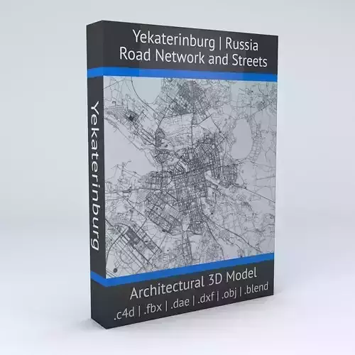Yekaterinburg Road Network and Streets