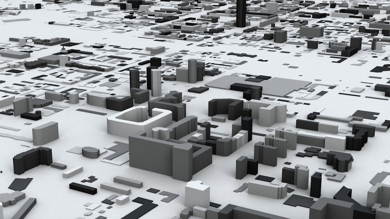 Yekaterinburg Streets and Buildings 3D model_6