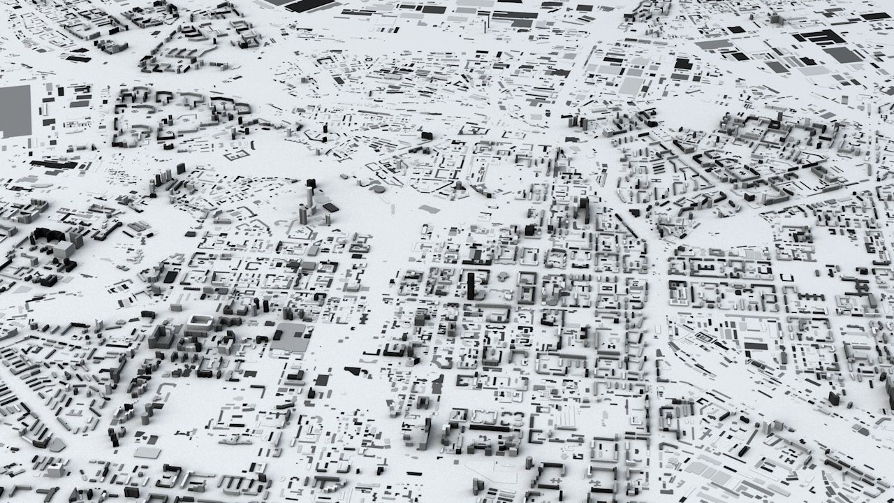 Yekaterinburg Streets and Buildings 3D model_3