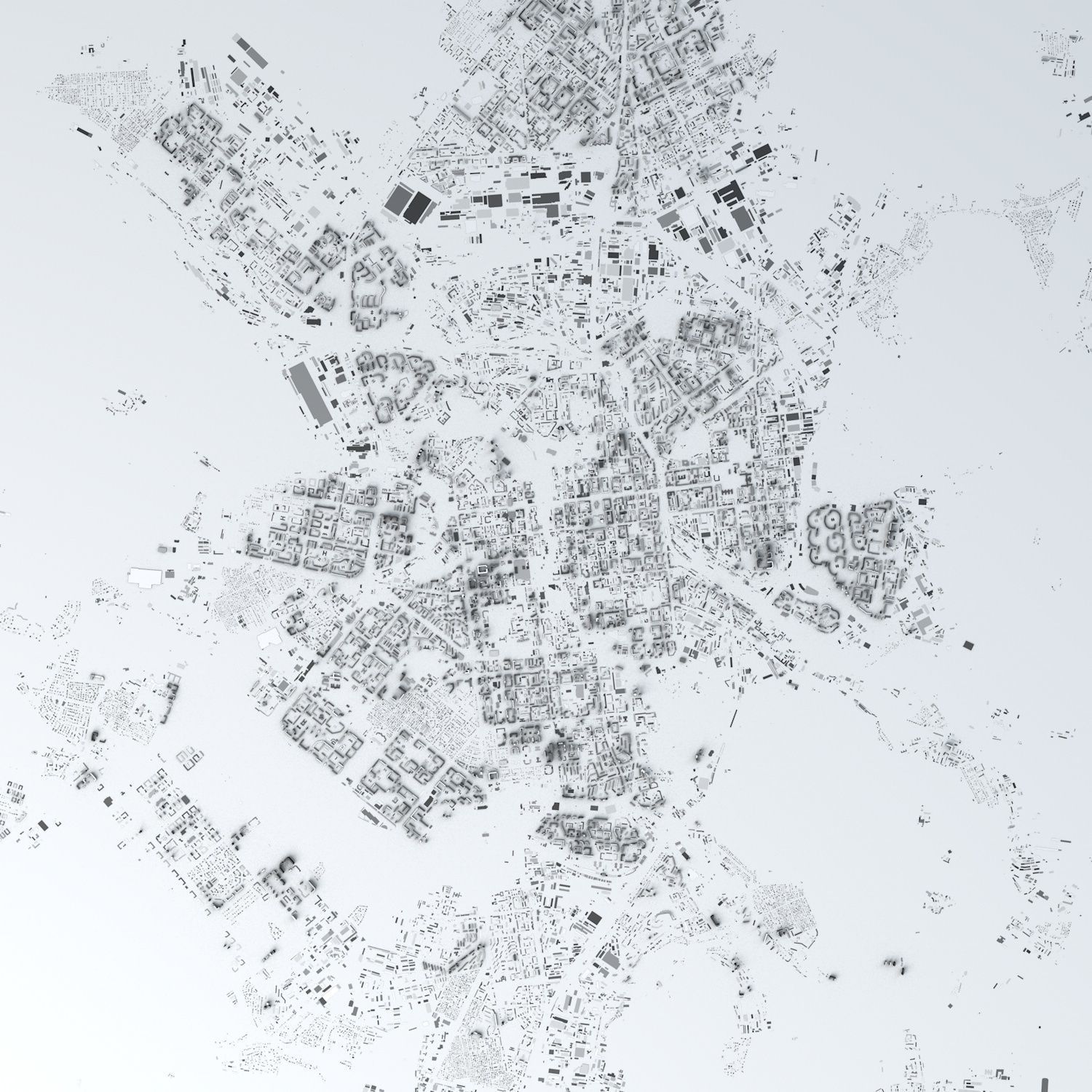 Yekaterinburg Streets and Buildings 3D model_5