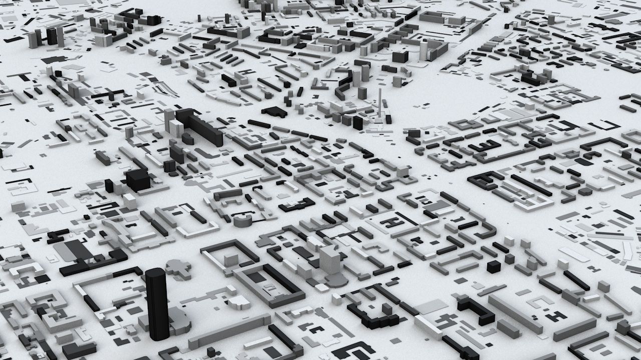 Yekaterinburg Streets and Buildings 3D model_7