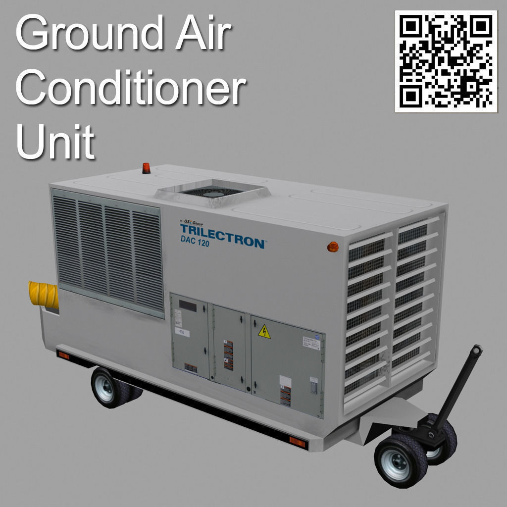 Airport support equipment vehicle pack 3D Model Collection_2