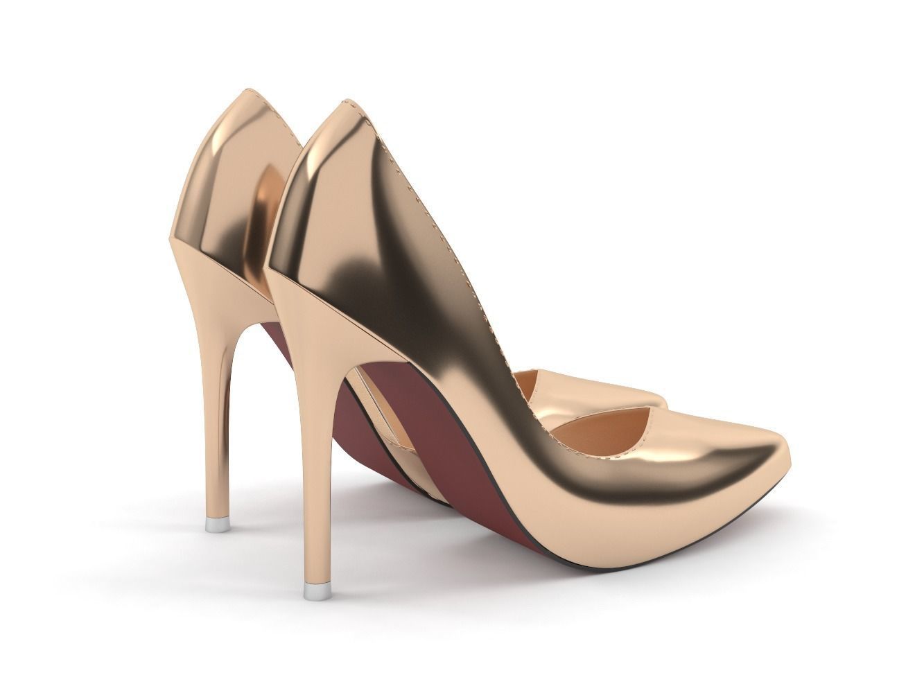 Woman shoes 3D model_1