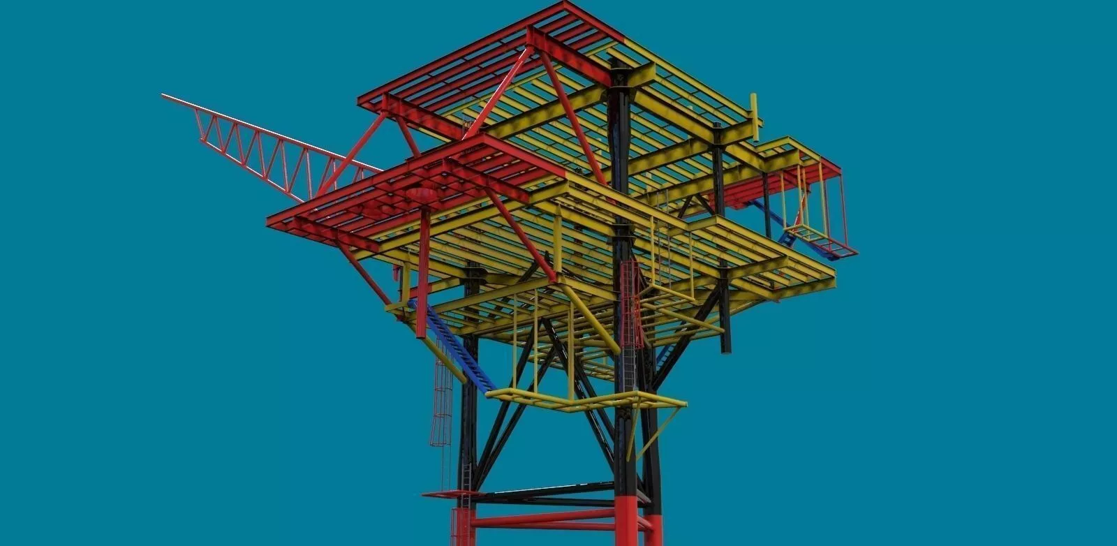 3 Part deck design Free 3D model