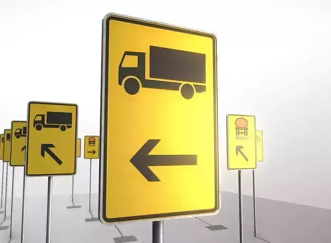 Verkehrszeichen - Umleitungsschilder 2